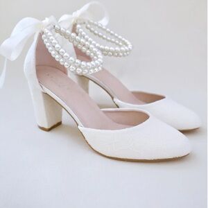 Kaileep Lace wedding heels